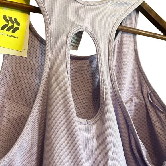 All in Motion XXL Purple Ribbed Tank Top Racerback Activewear - Picture 4 of 8